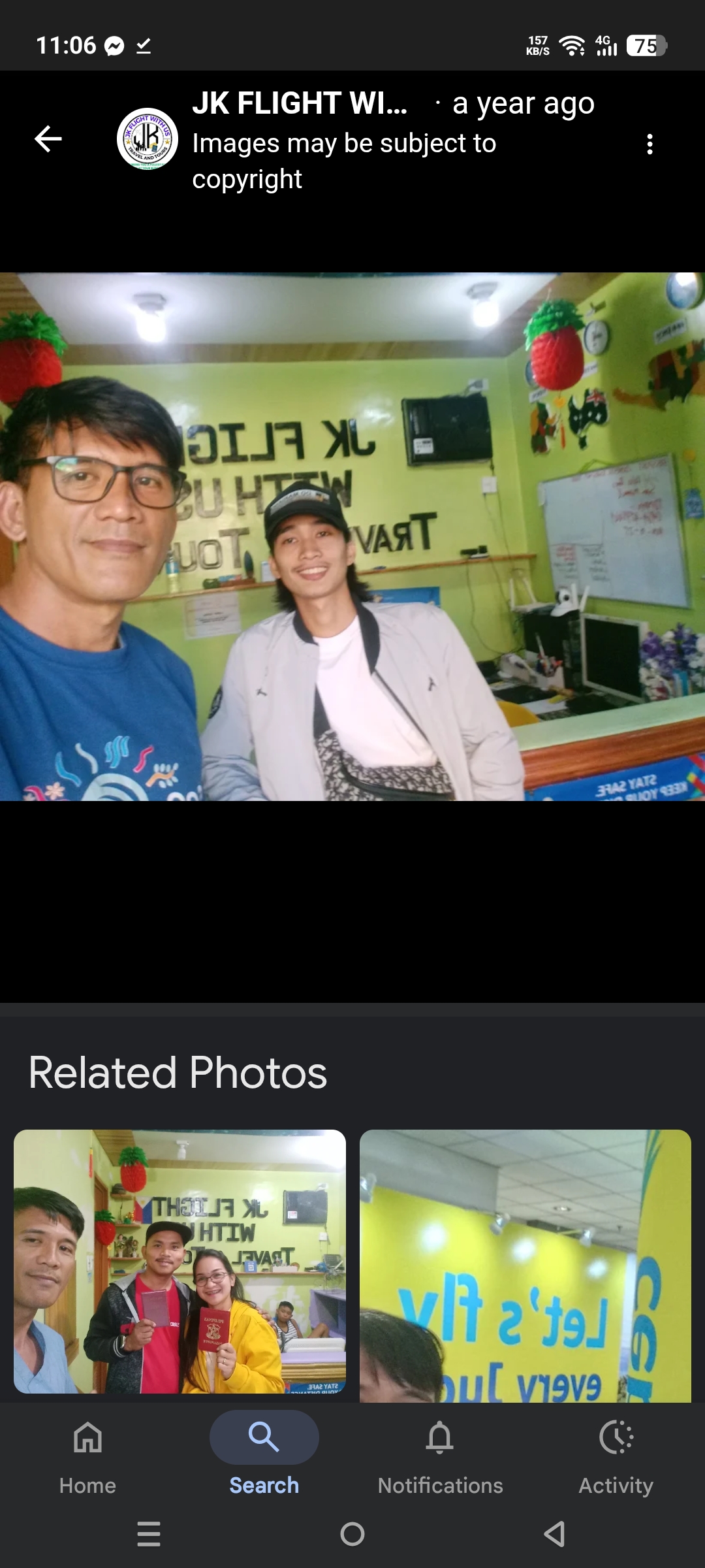 JK FLIGHT WITH US Travel and T