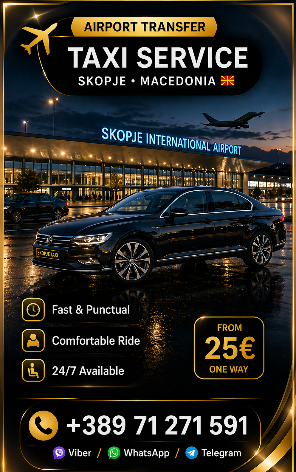 TAXI SERVICE SKOPJE MACEDONIA