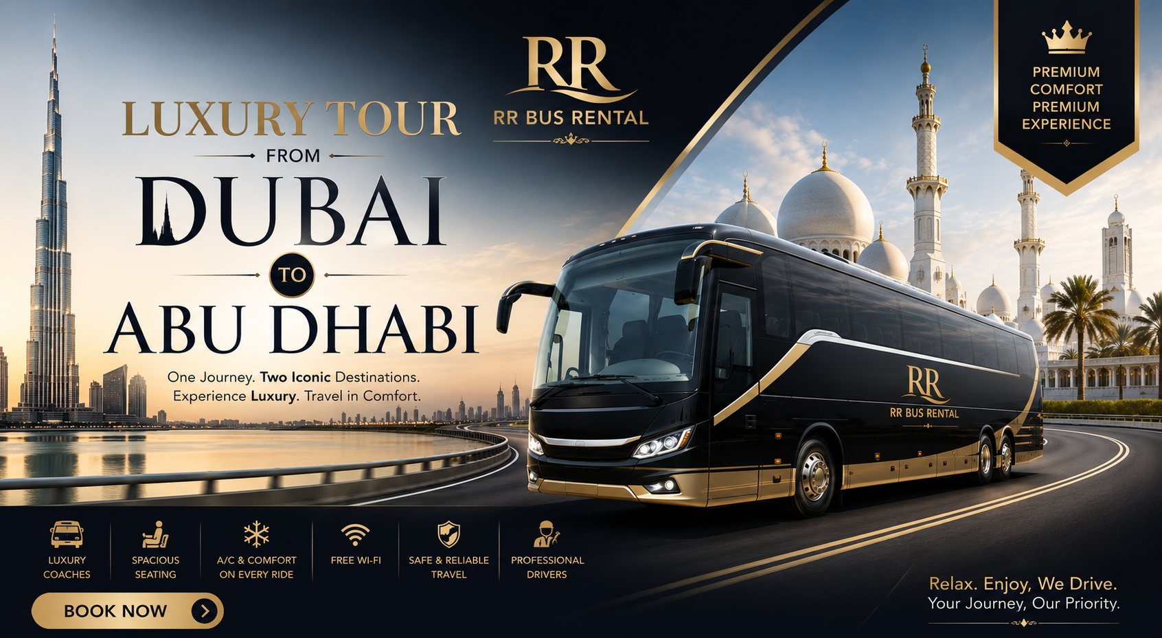 RR bus rental dubai
