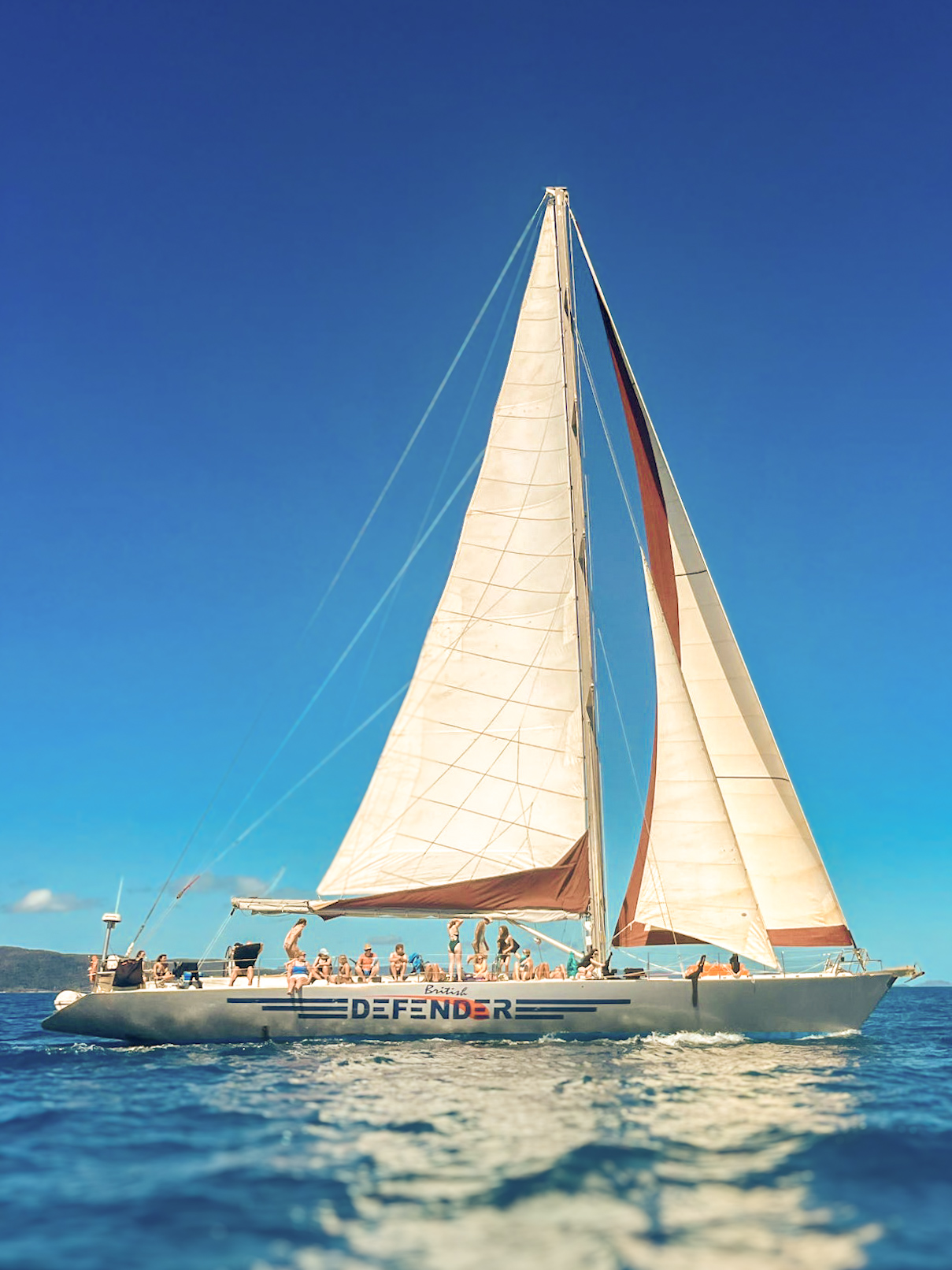 British Defender Sailing