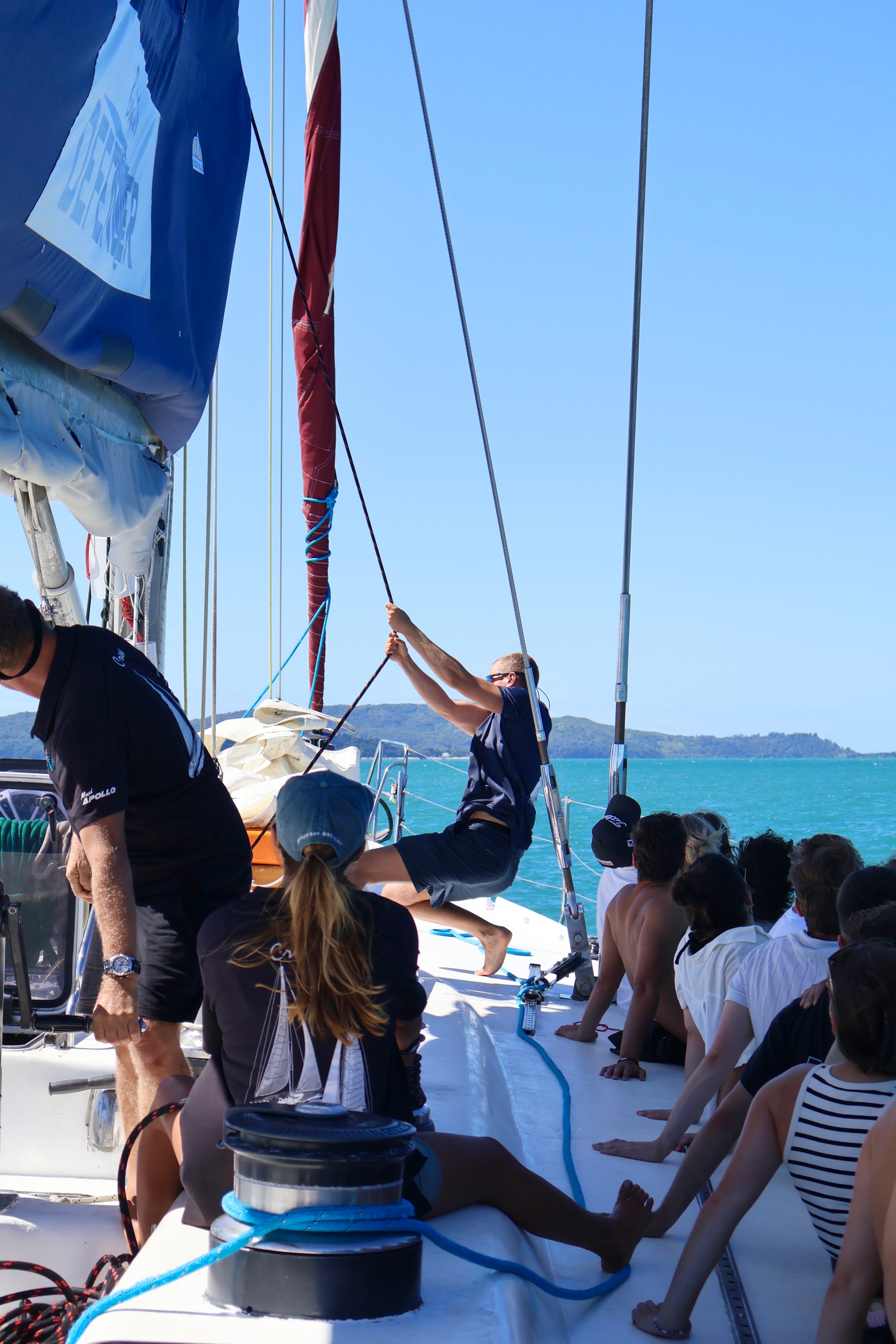 British Defender Sailing