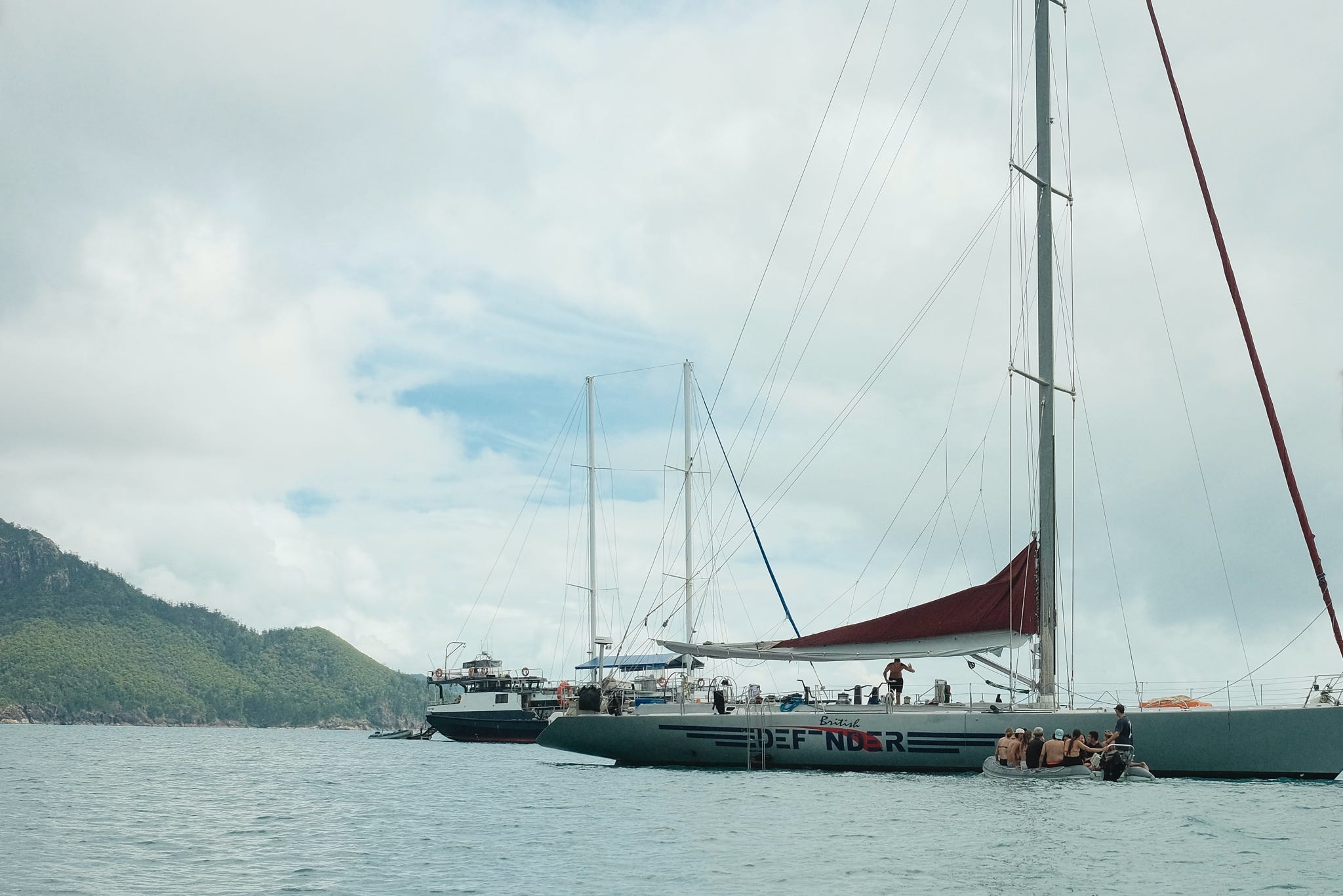 British Defender Sailing