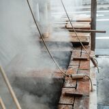 Cooking with the Blessings of the Volcano（Onsen Kitchen）