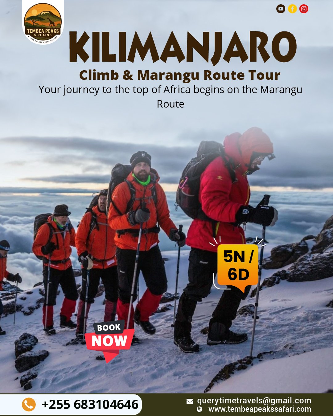 Kilimanjaro Marangu Route Trek