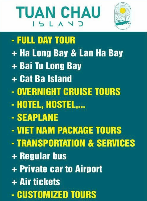 CÔNG TY TNHH DỊCH VỤ THƯƠNG MẠI DU LỊCH TUẦN CHÂU ISLAND