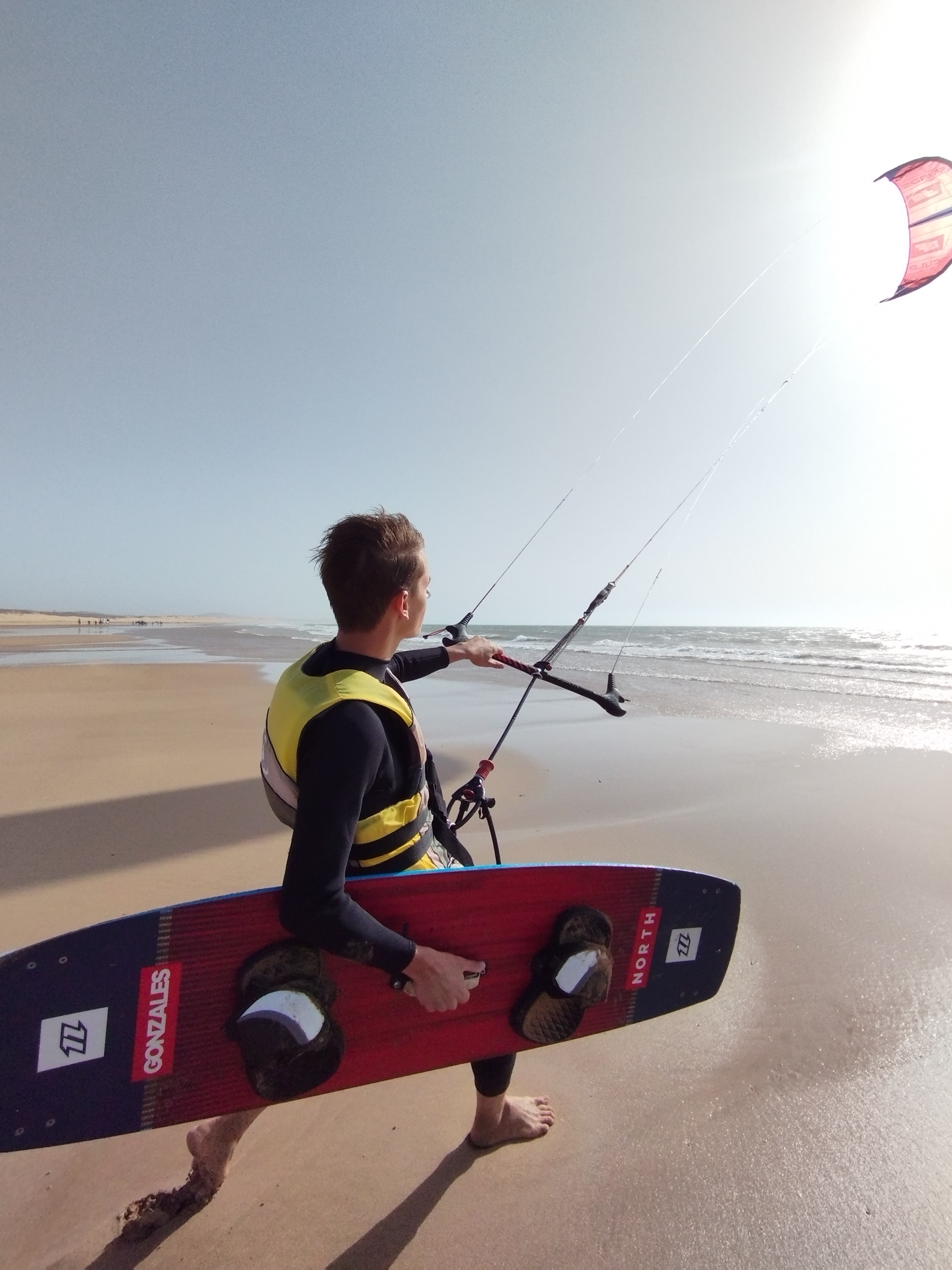 Kitesurfing trip