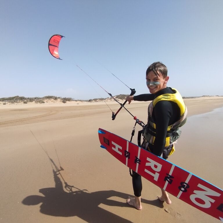 Kitesurfing trip