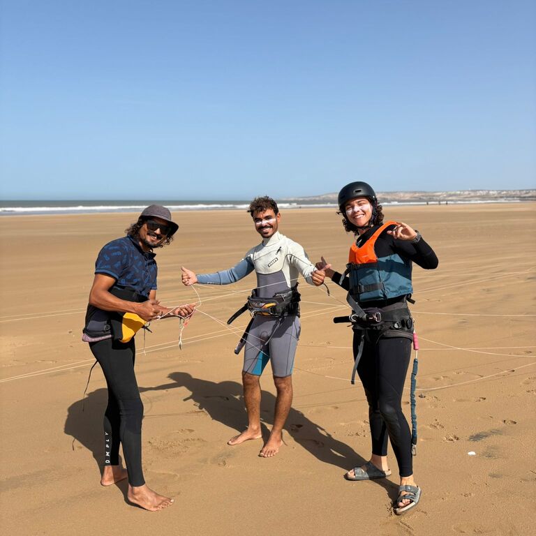 Kitesurfing trip