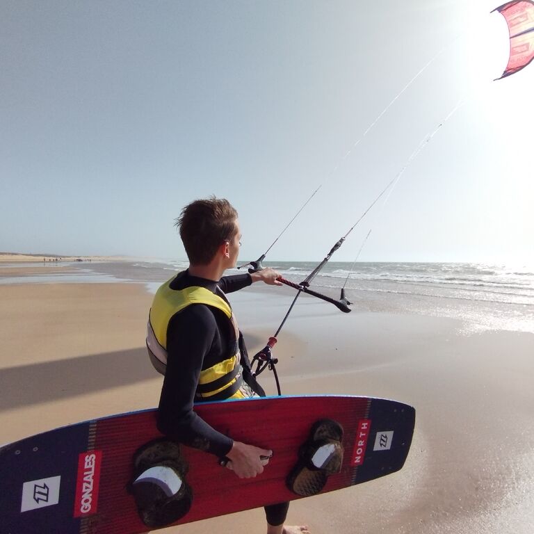 Kitesurfing trip