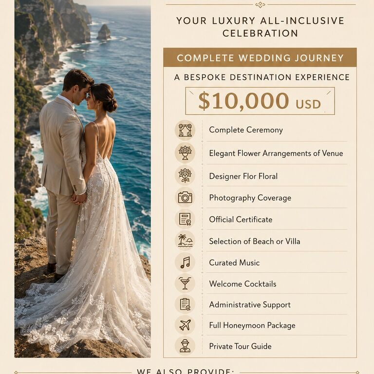 Bali Luxury Wedding organizer