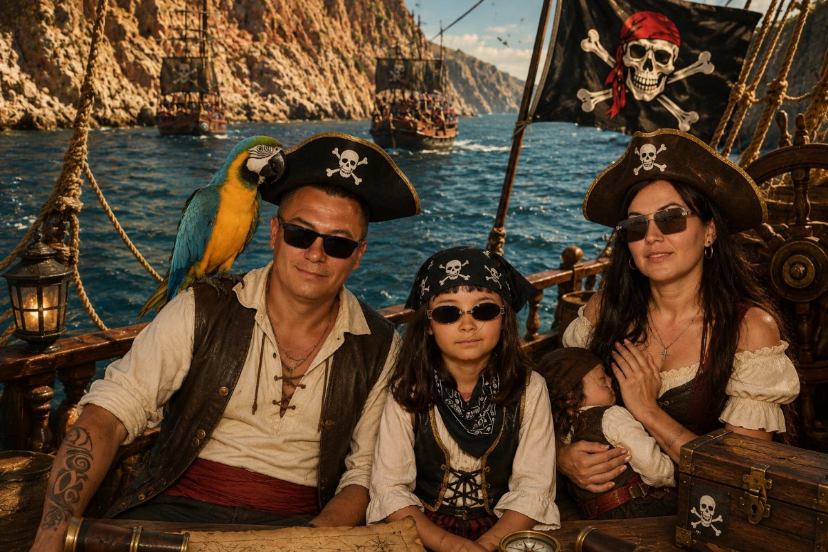Titanic pirate boat alanya