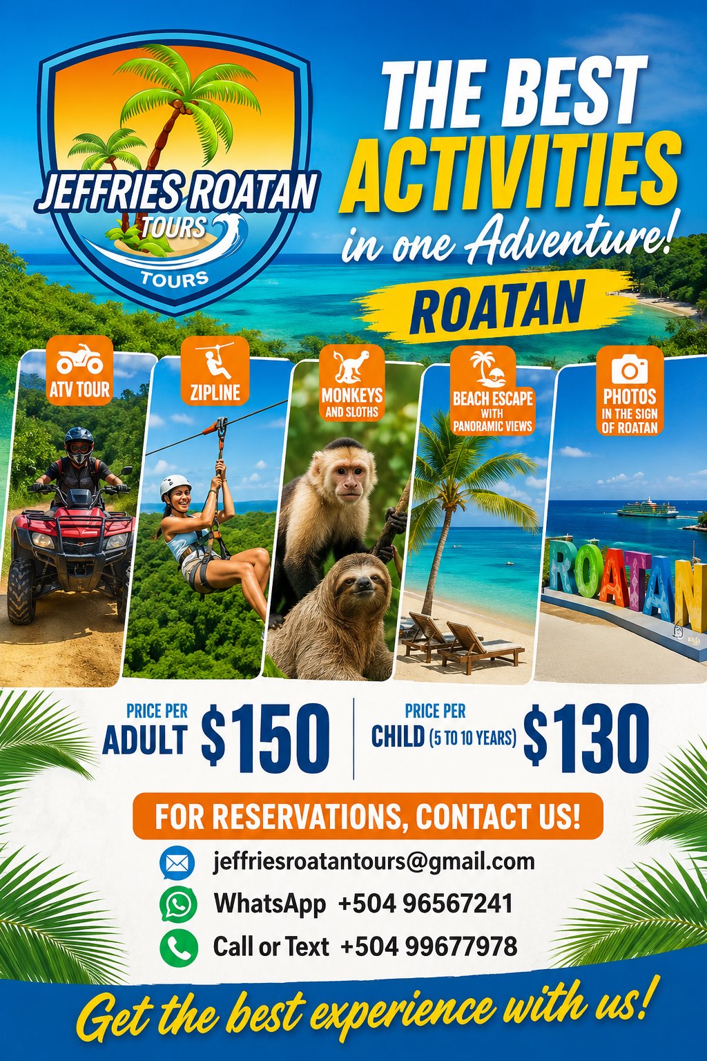 Jeffries Roatán Tours