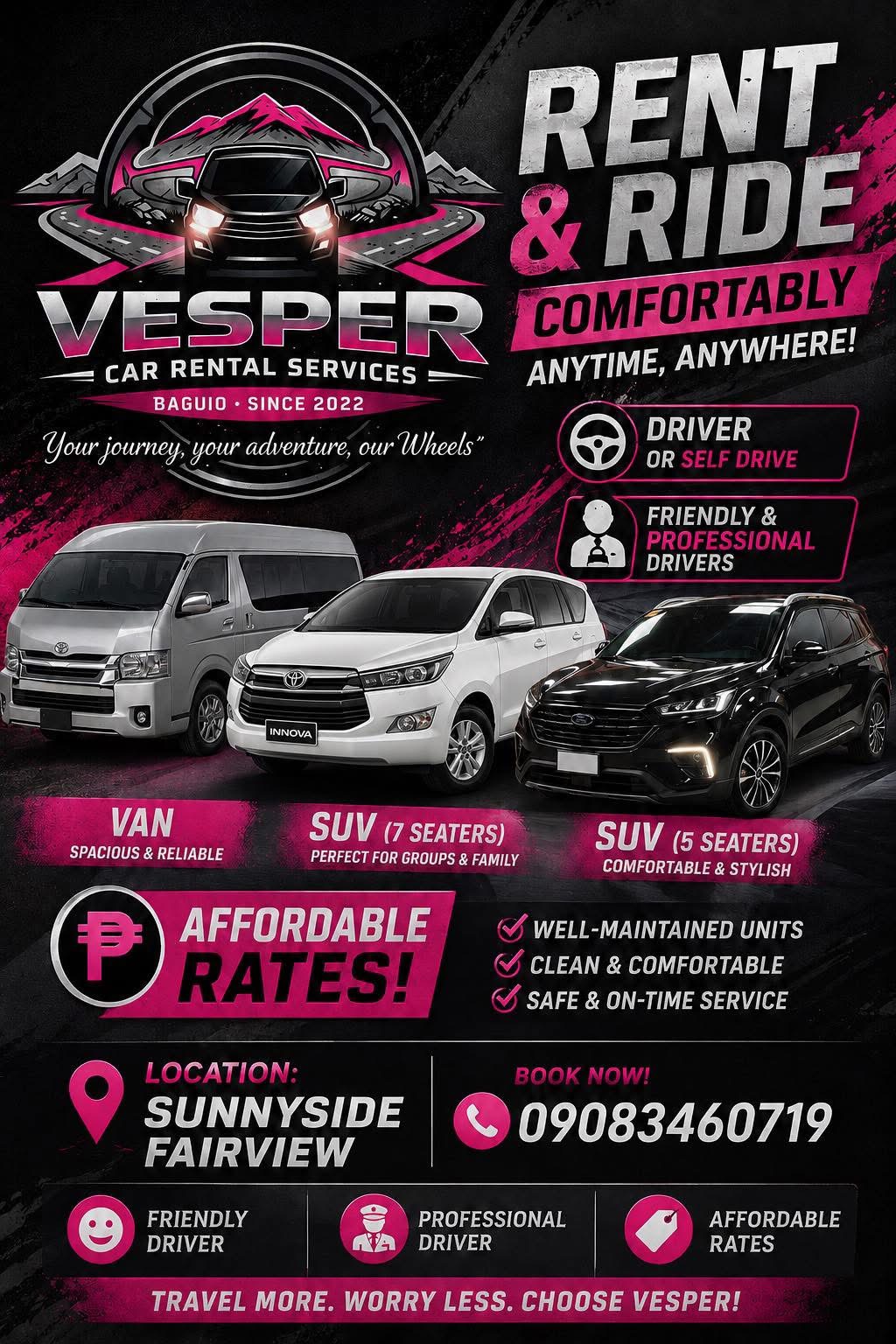 Vesper Car Rental Services