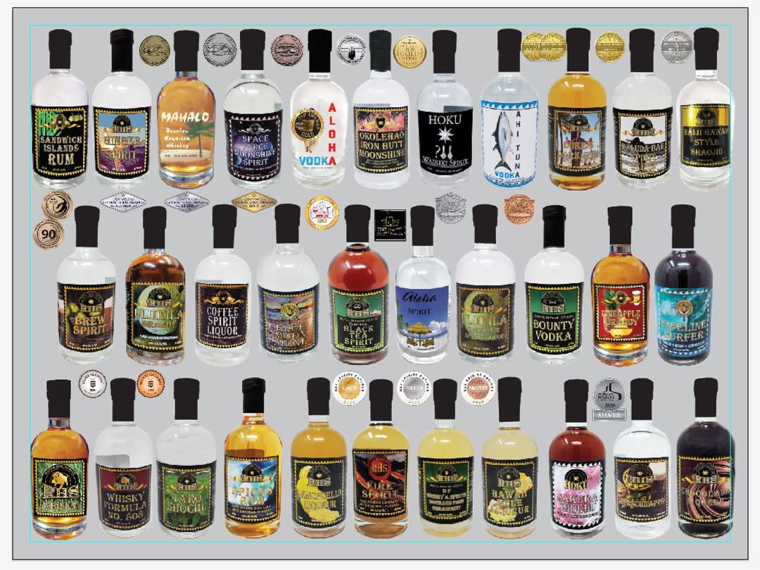 RHS ROYAL HAWAII SPIRITS DISTILLERY