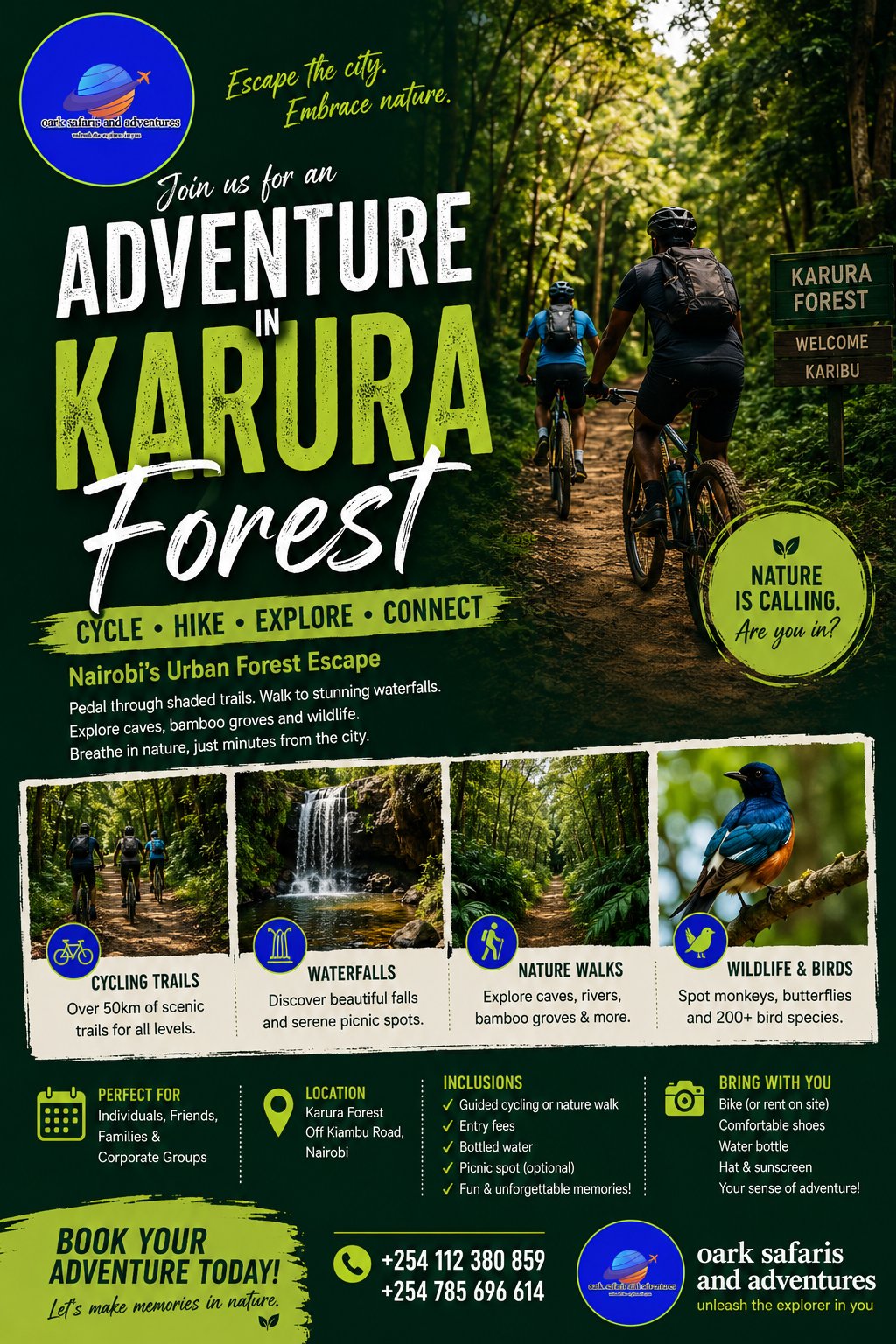 Oark safaris and adventures of