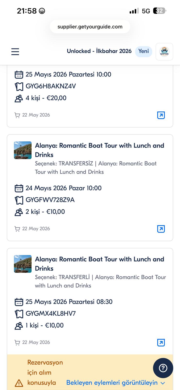 Titanic pirate boat alanya