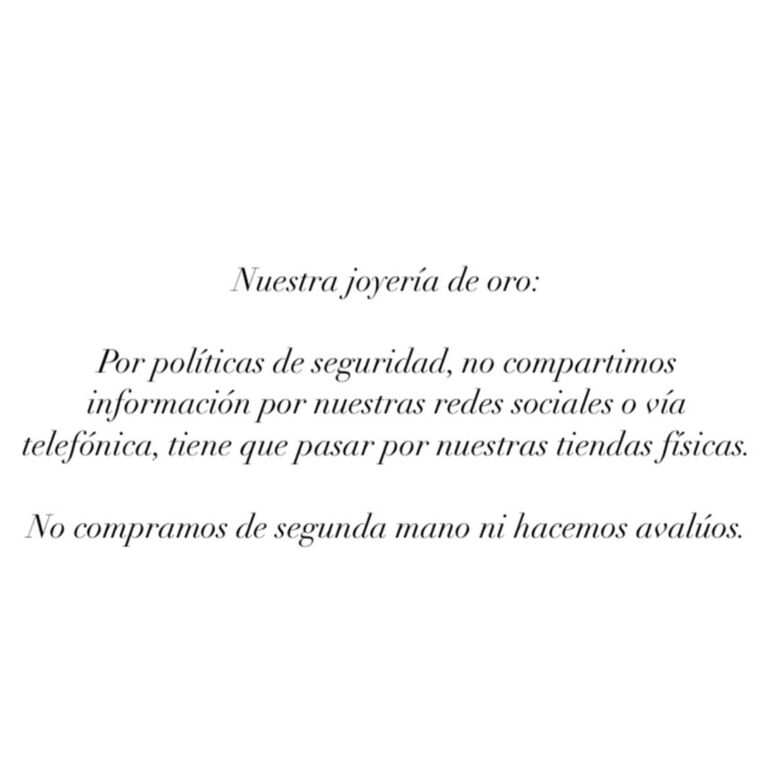 Joyería Modelo