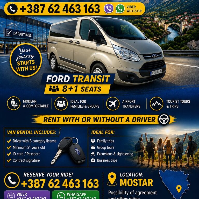 Rent a Van Mostar