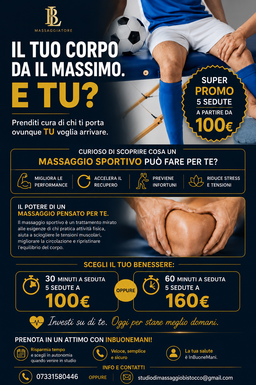 Massaggiatore Lorenzo Bistocco