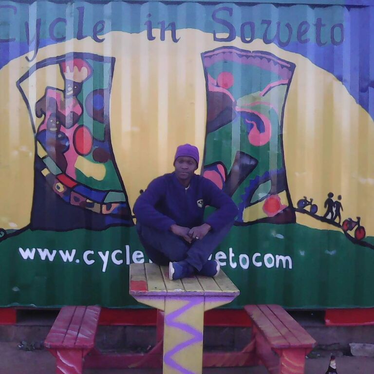 Cycle in Soweto