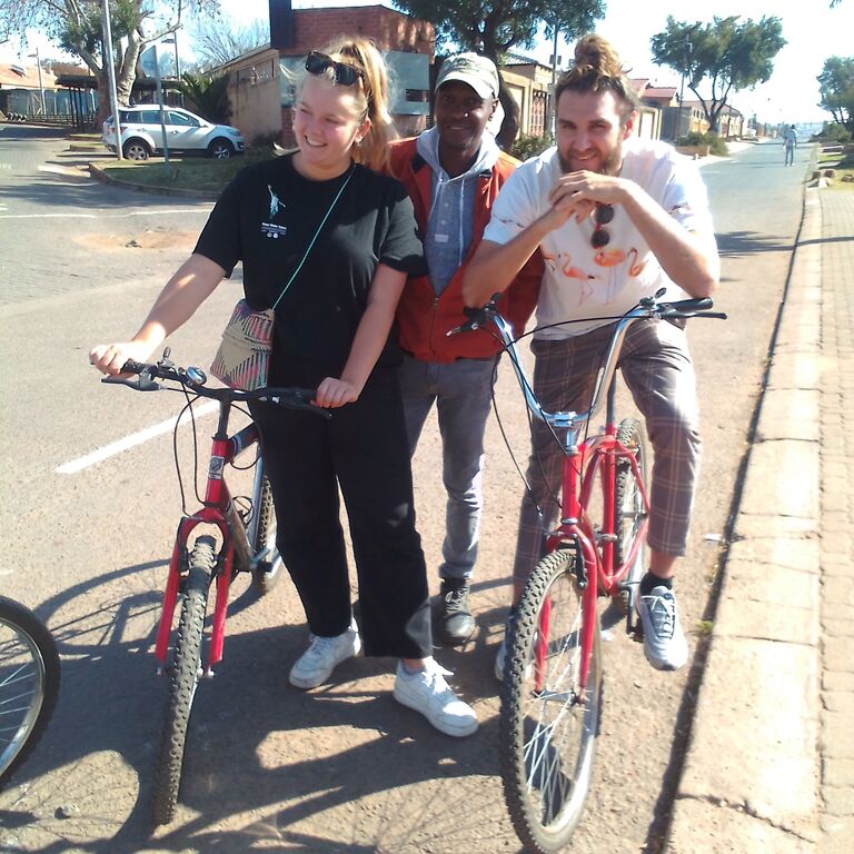 Cycle in Soweto
