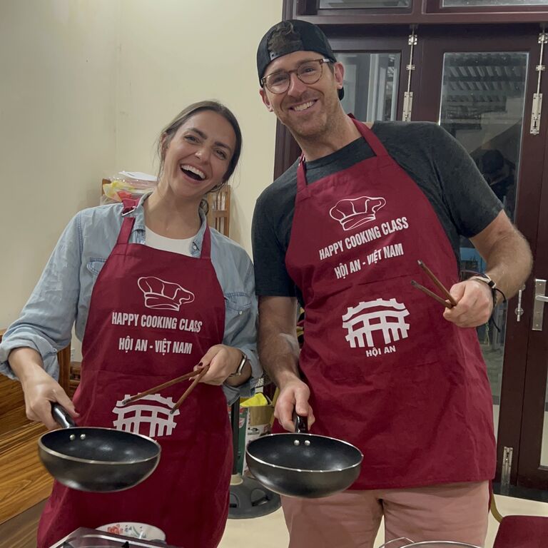 Happy cooking class