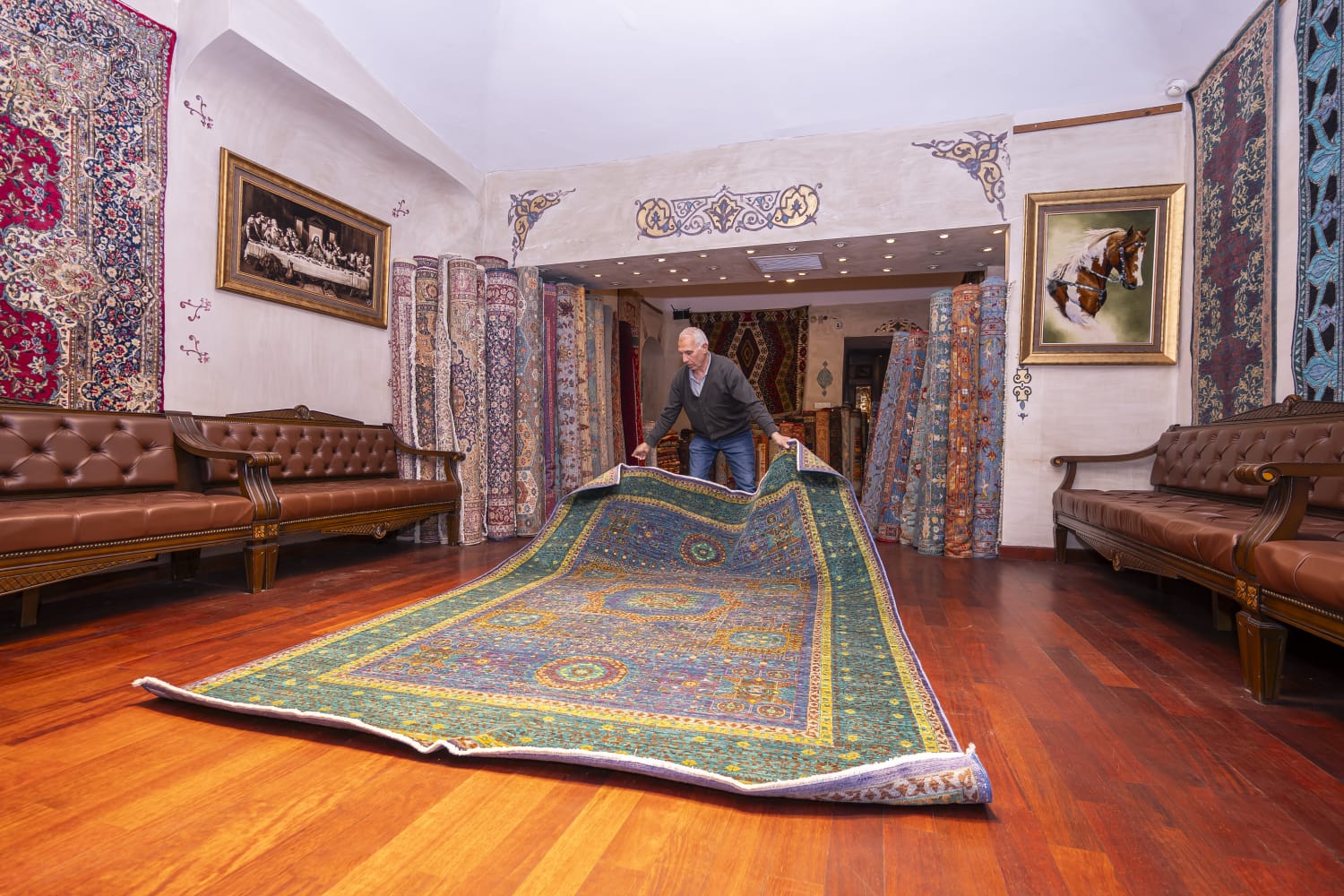 Private Turkish Carpet Shopping at Historic Caravanserai