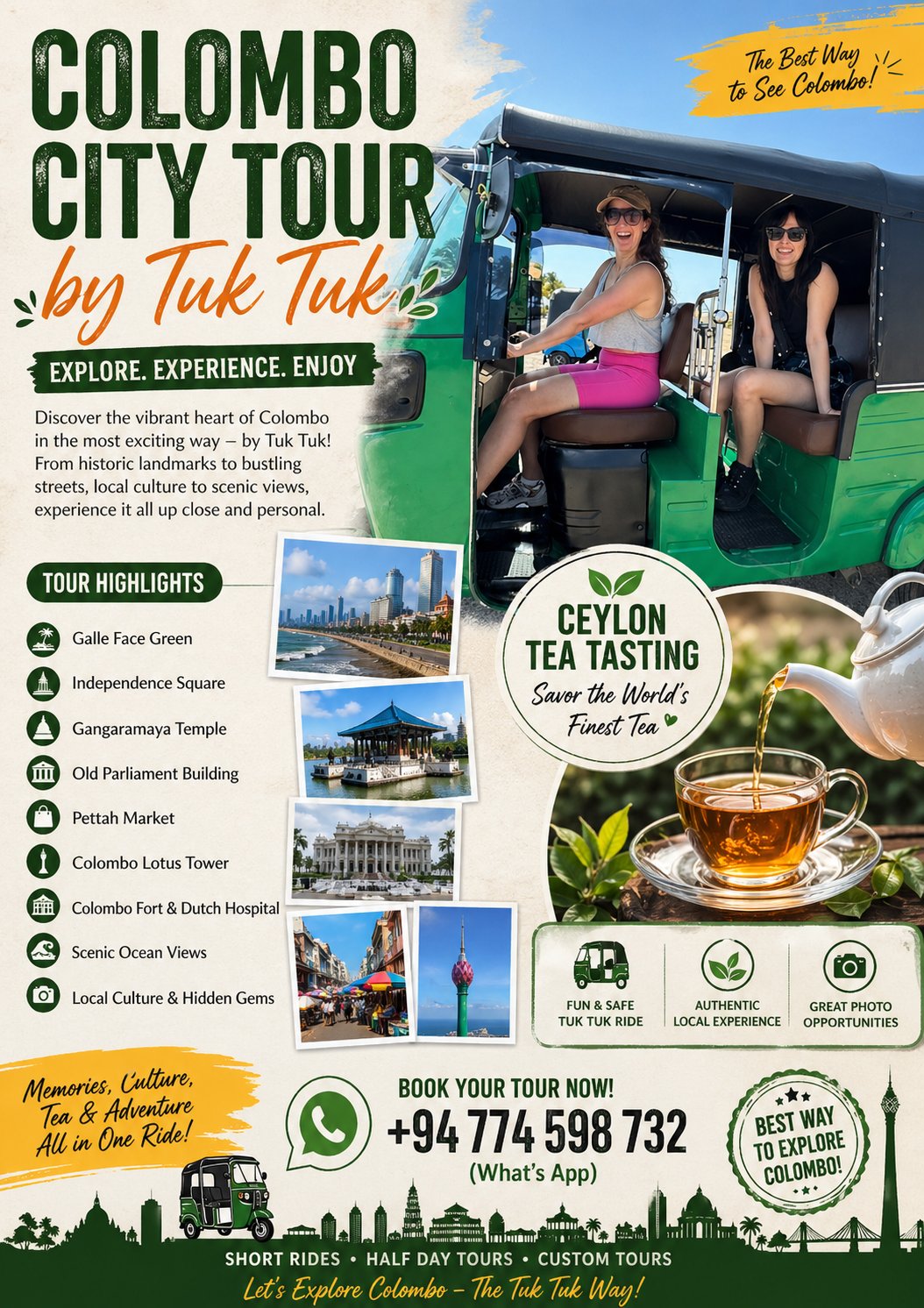 Celebrity tours colombo