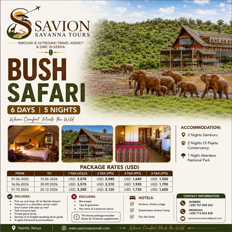 SAVION SAVANNA TOURS
