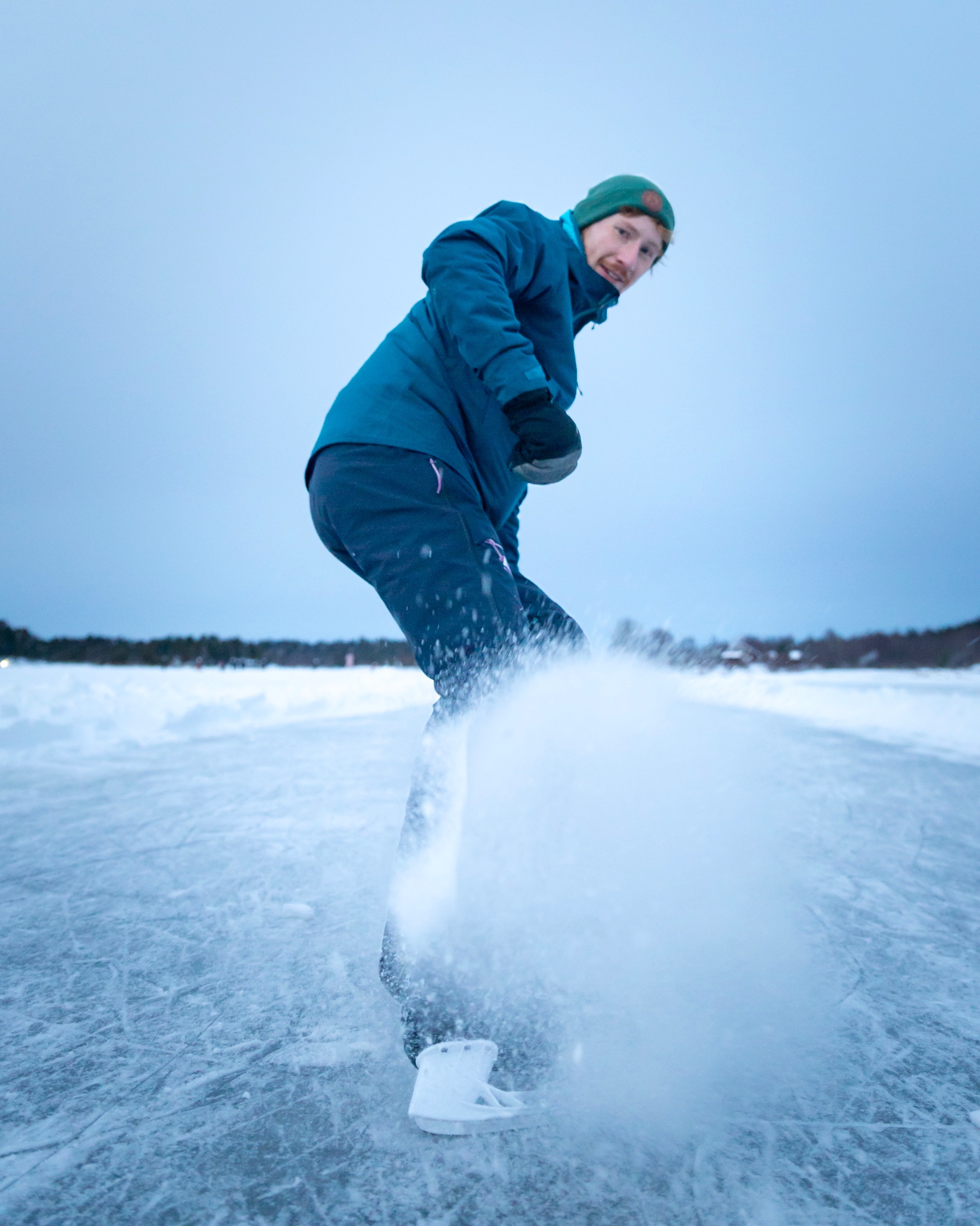 Inari Lake Skating
