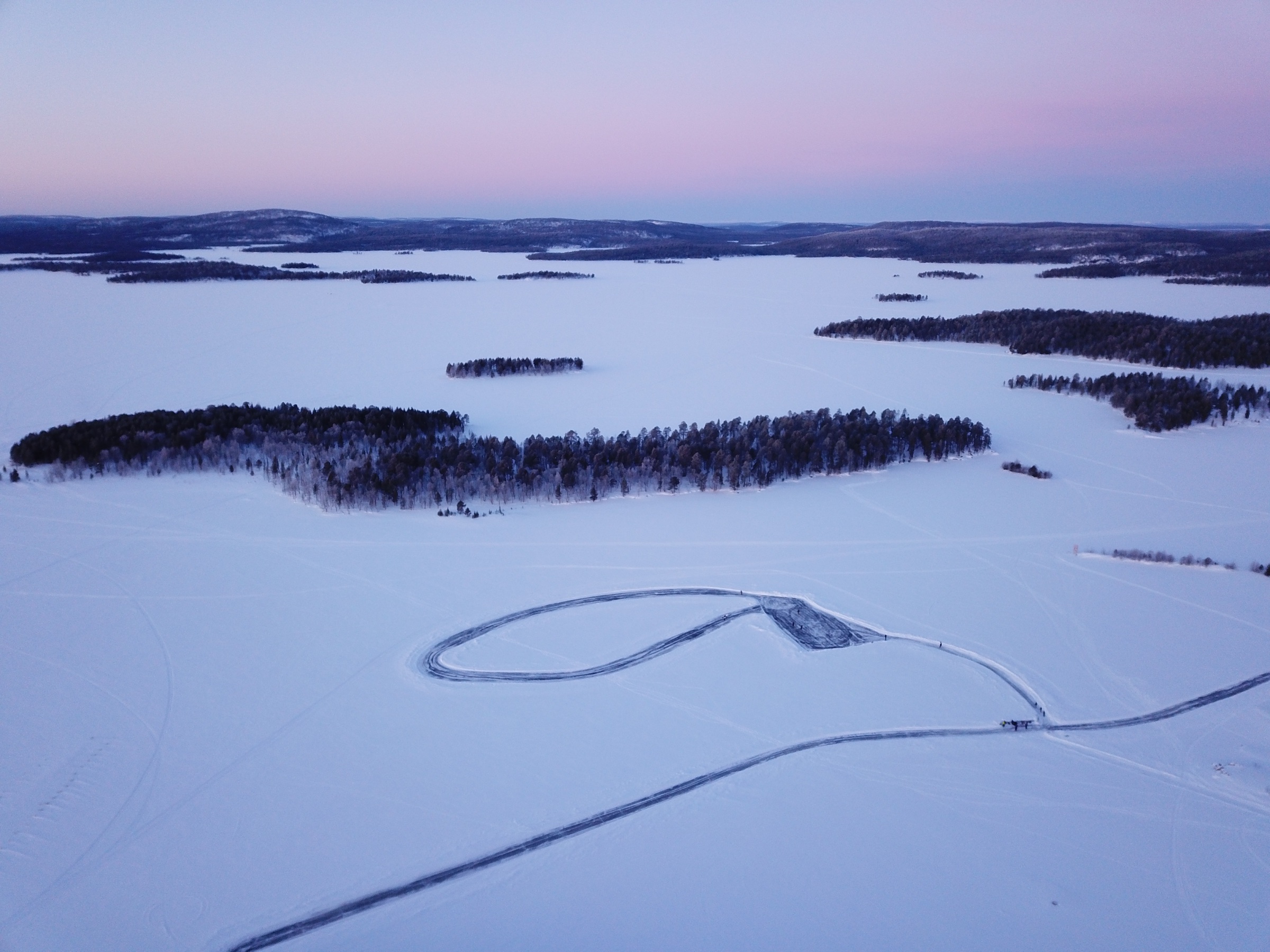 Inari Lake Skating