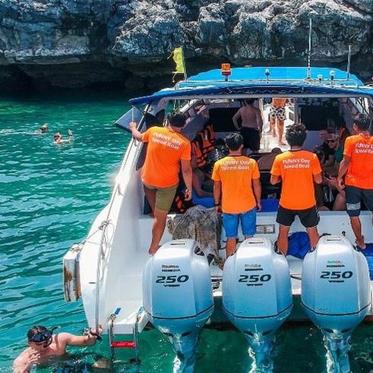 PHUKET Half Day by Speed Boat: 3 Khai Nok-Khai Nui-Khai Nai Island+Snorkeling