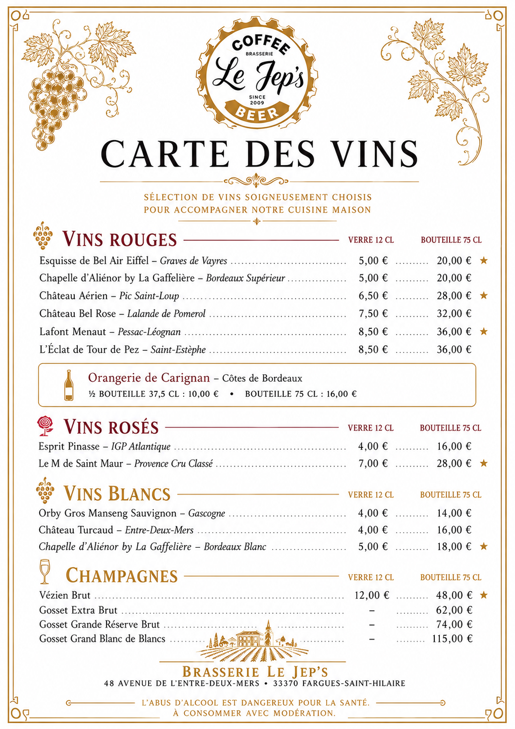 BRASSERIE LE JEP’S