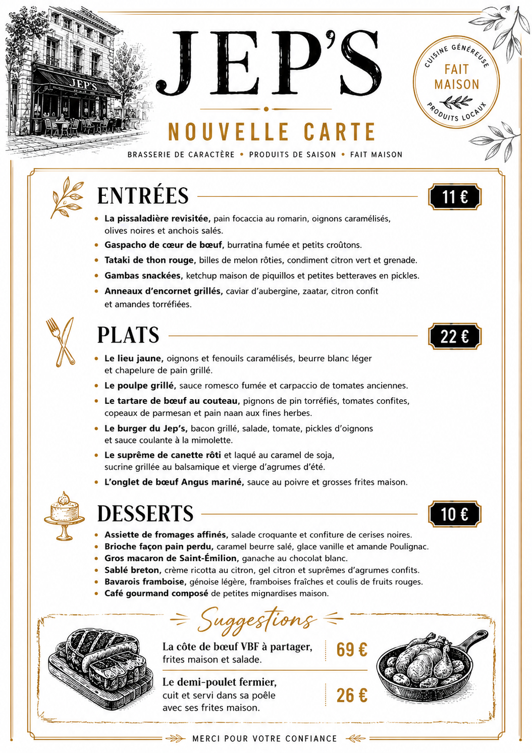 BRASSERIE LE JEP’S