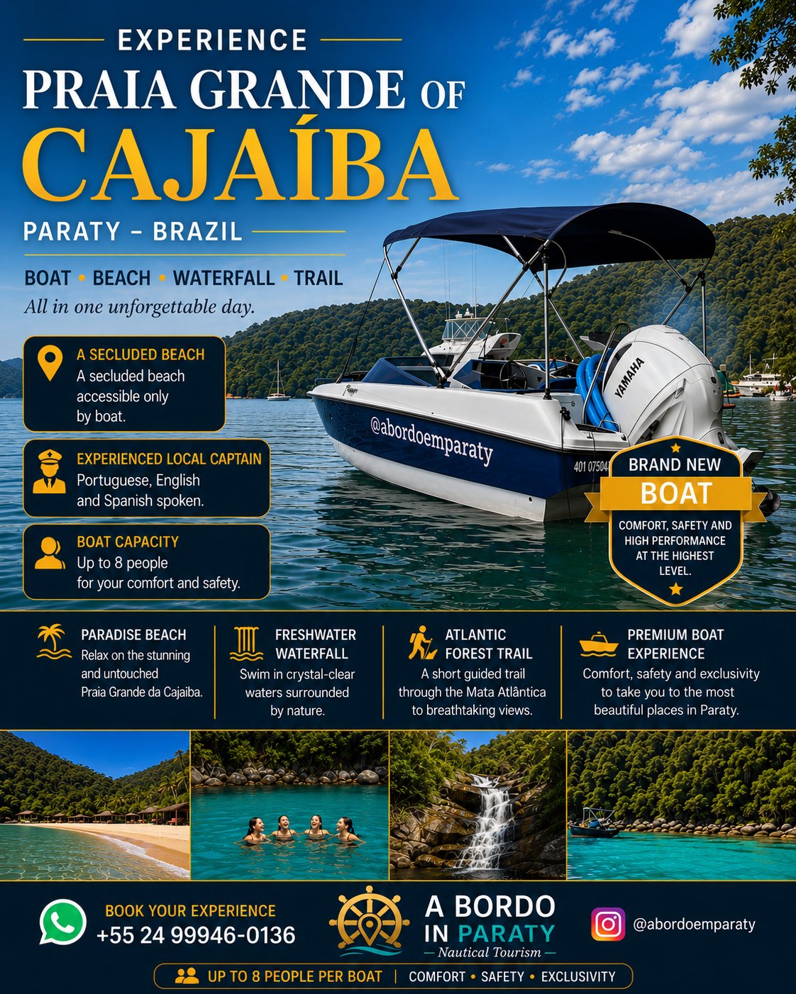 A bordo em Paraty Turismo