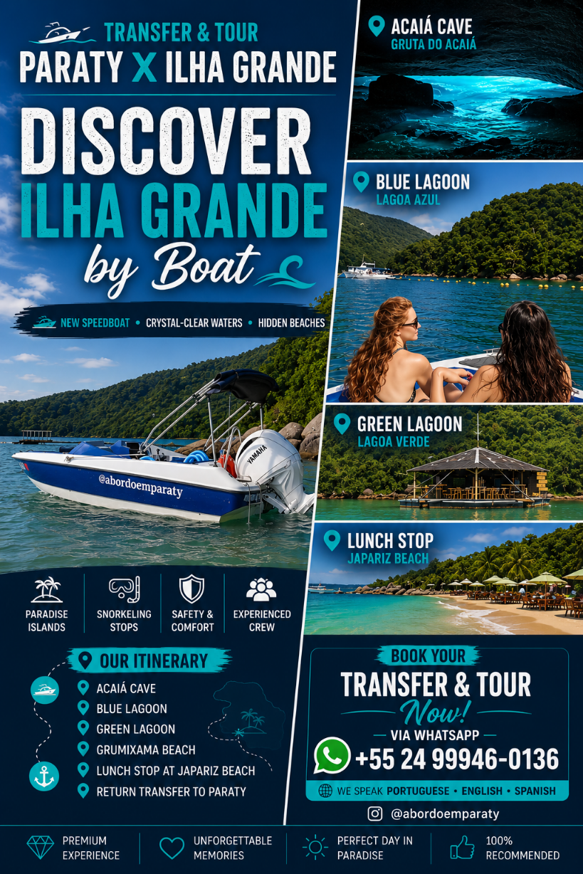 A bordo em Paraty Turismo