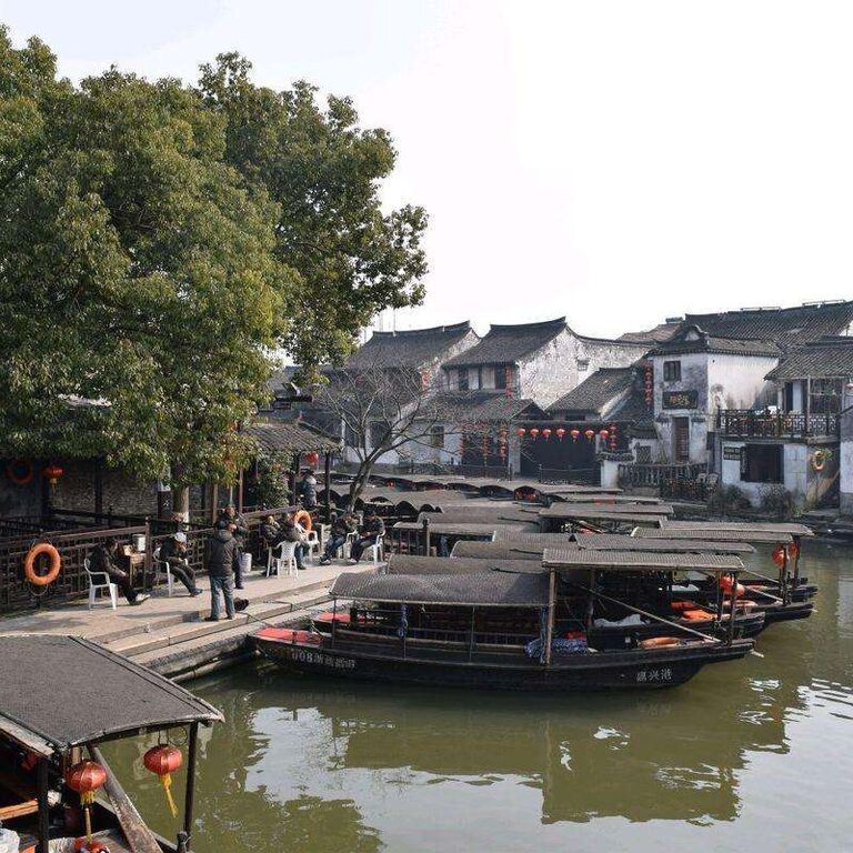 Late afternoon visiting Zhujiajiao with dinner