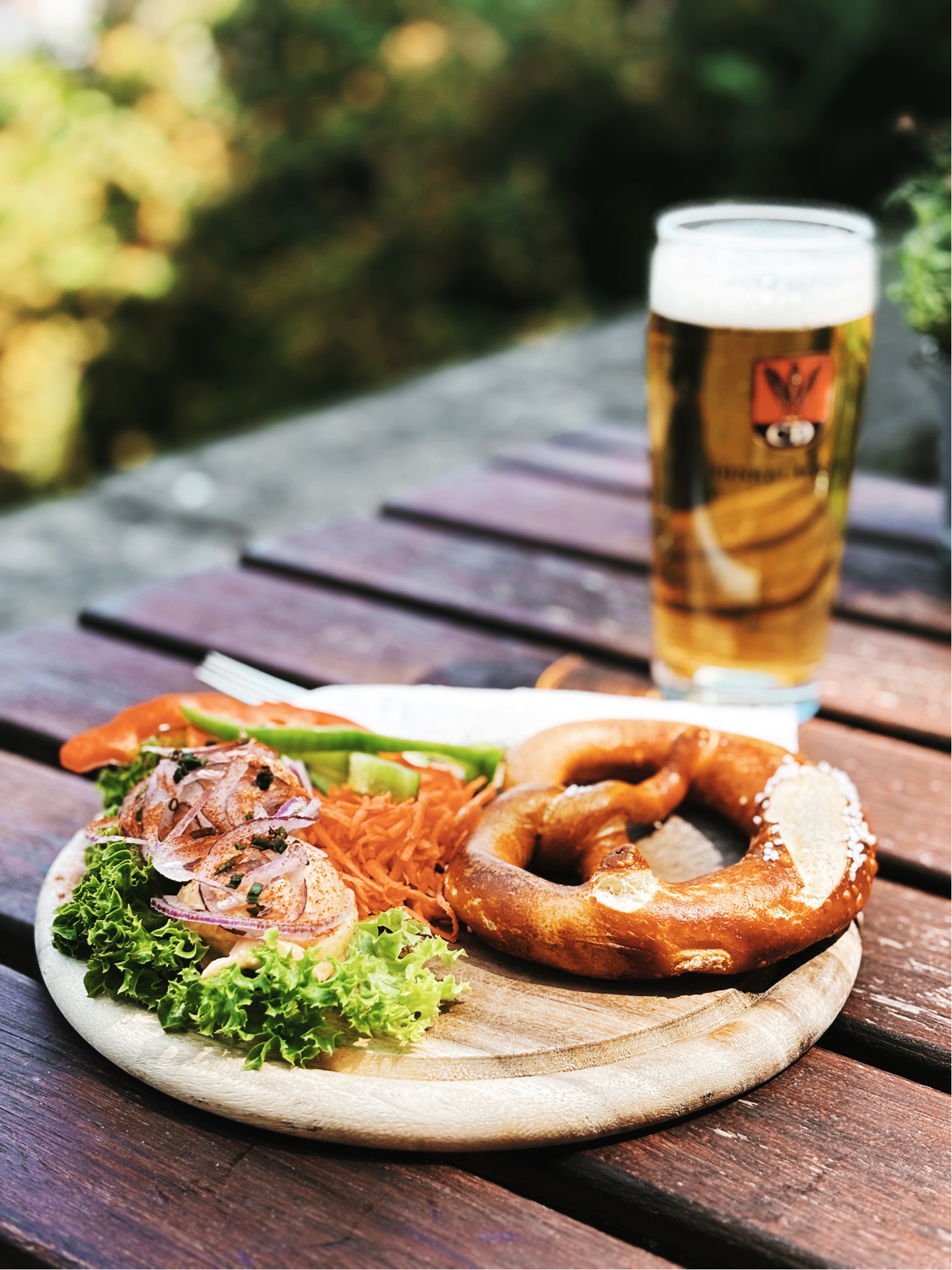 Biergarten auf der Karlshöhe