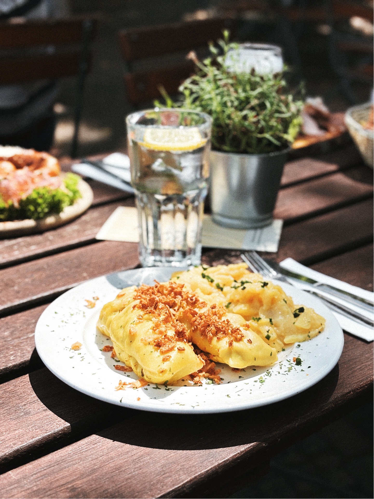 Biergarten auf der Karlshöhe