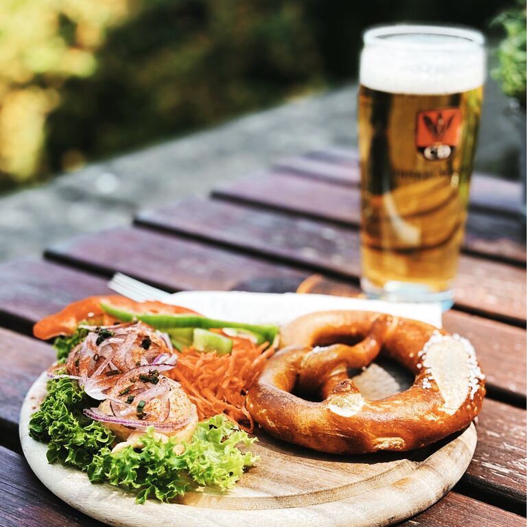 Biergarten auf der Karlshöhe