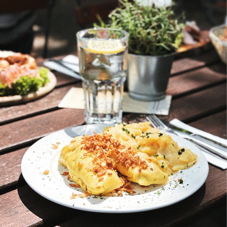 Biergarten auf der Karlshöhe