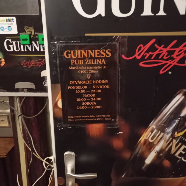 Guinness pub Žilina