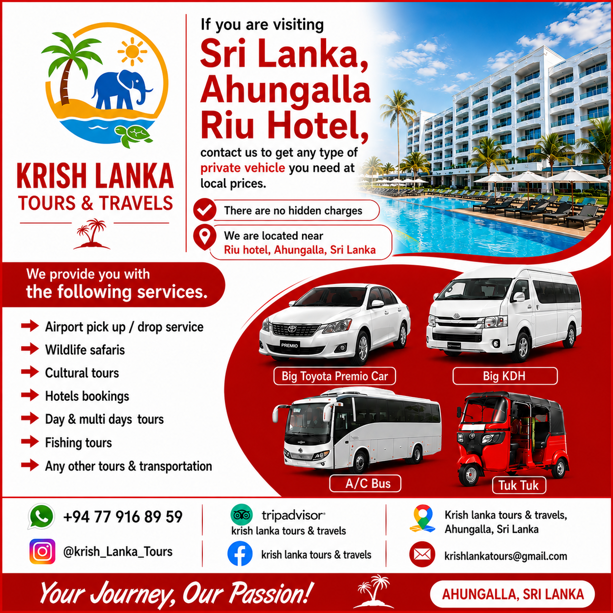 Krish lanka tours & Travels