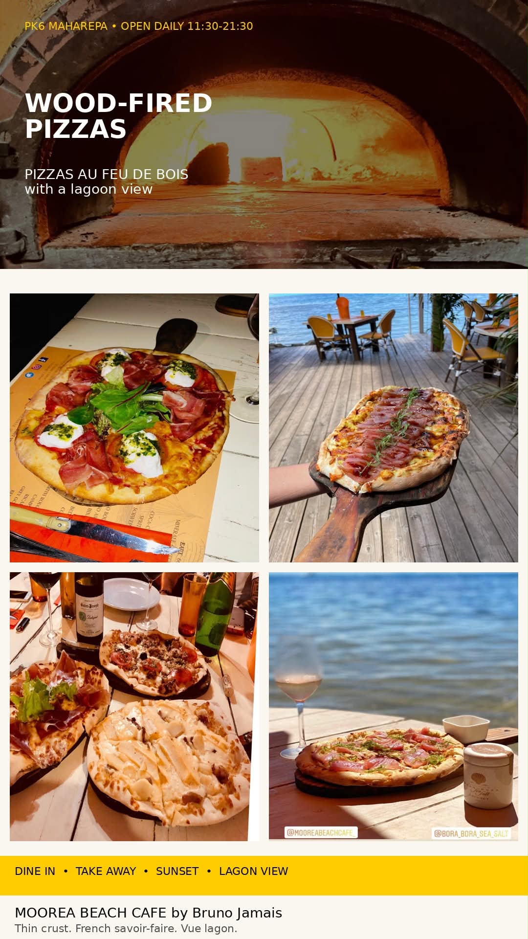 Moorea beach cafe