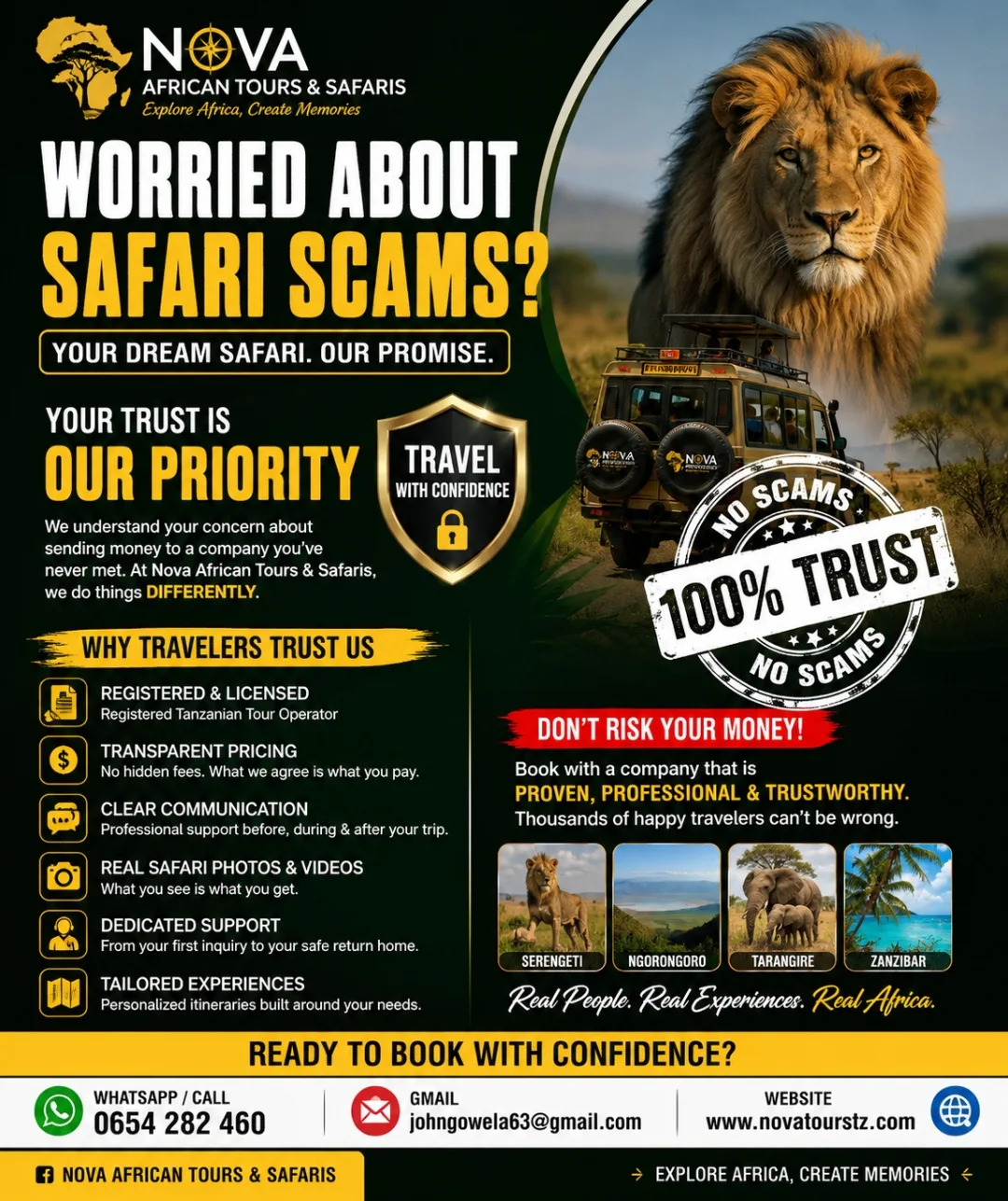 Nova African tours and safaris
