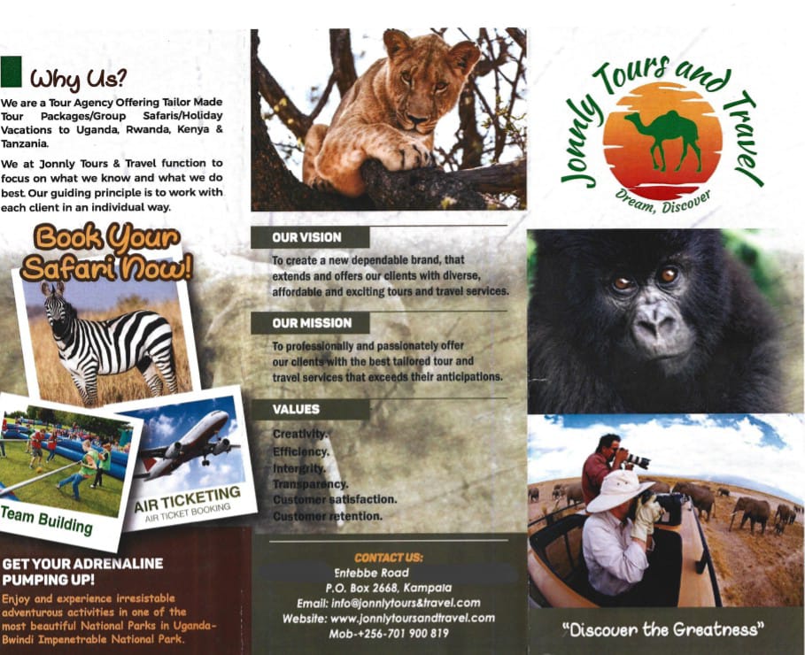 Jonnly Tours and Travel Ltd