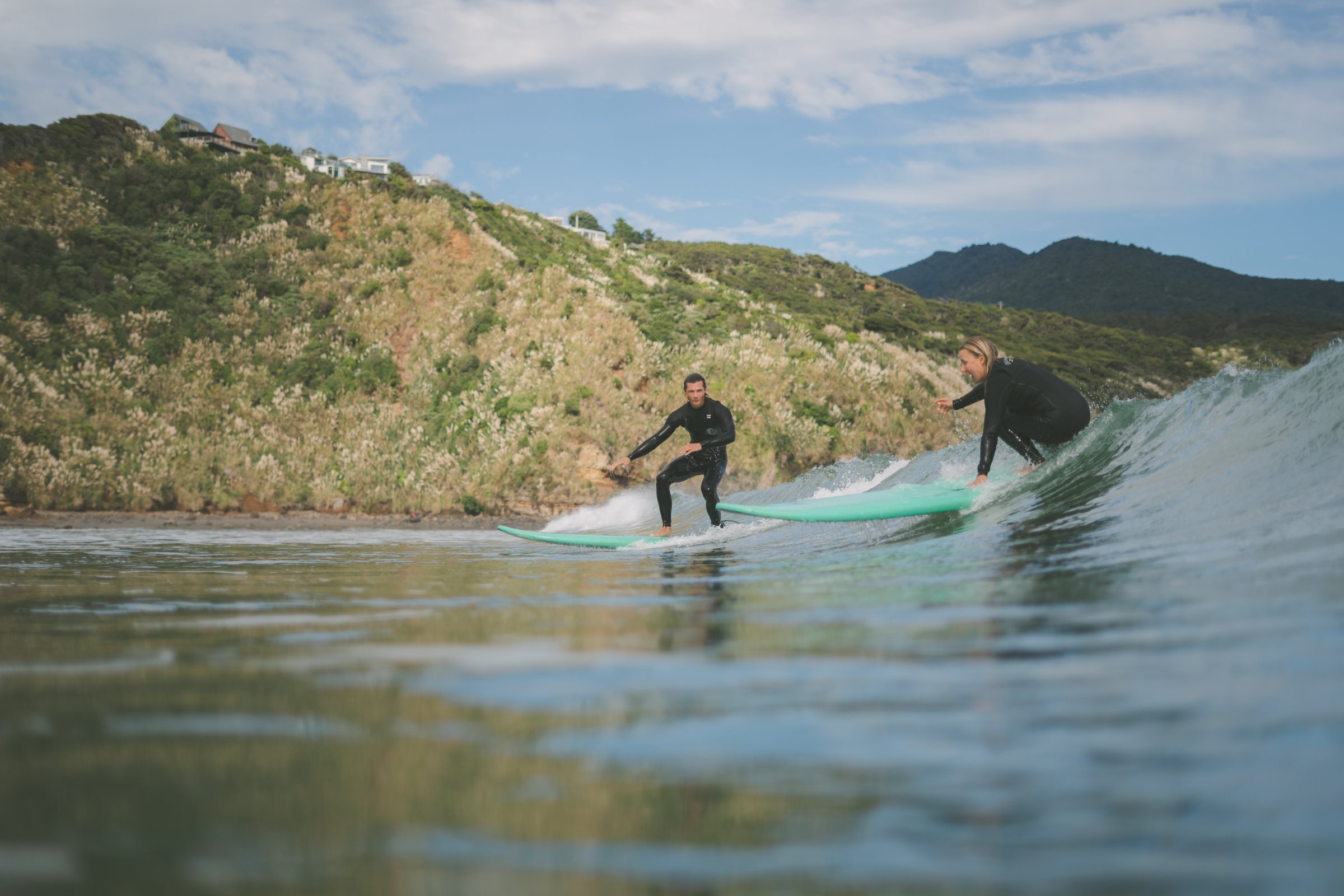 Green Wave Raglan