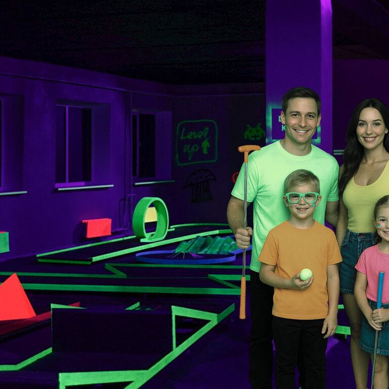 Play4Score Neon Mini Golf