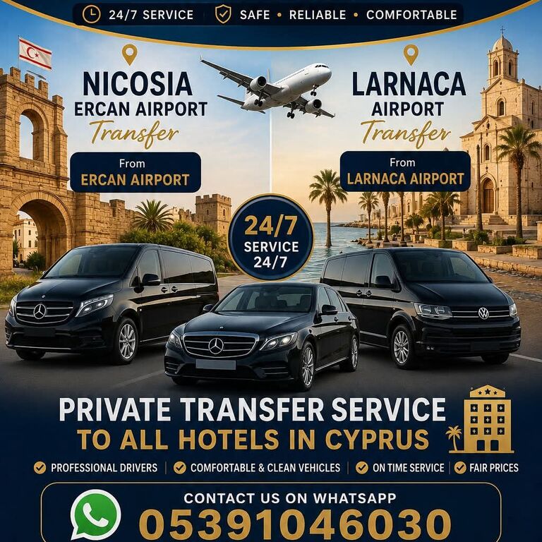 Kıbrıs Nicosia Transfer Ercan