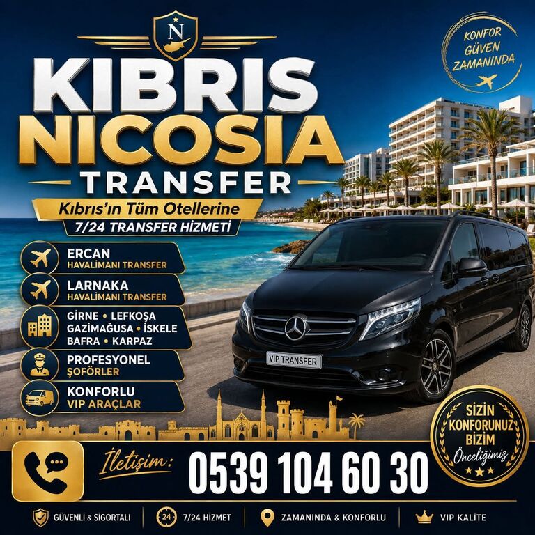 Kıbrıs Nicosia Transfer Ercan